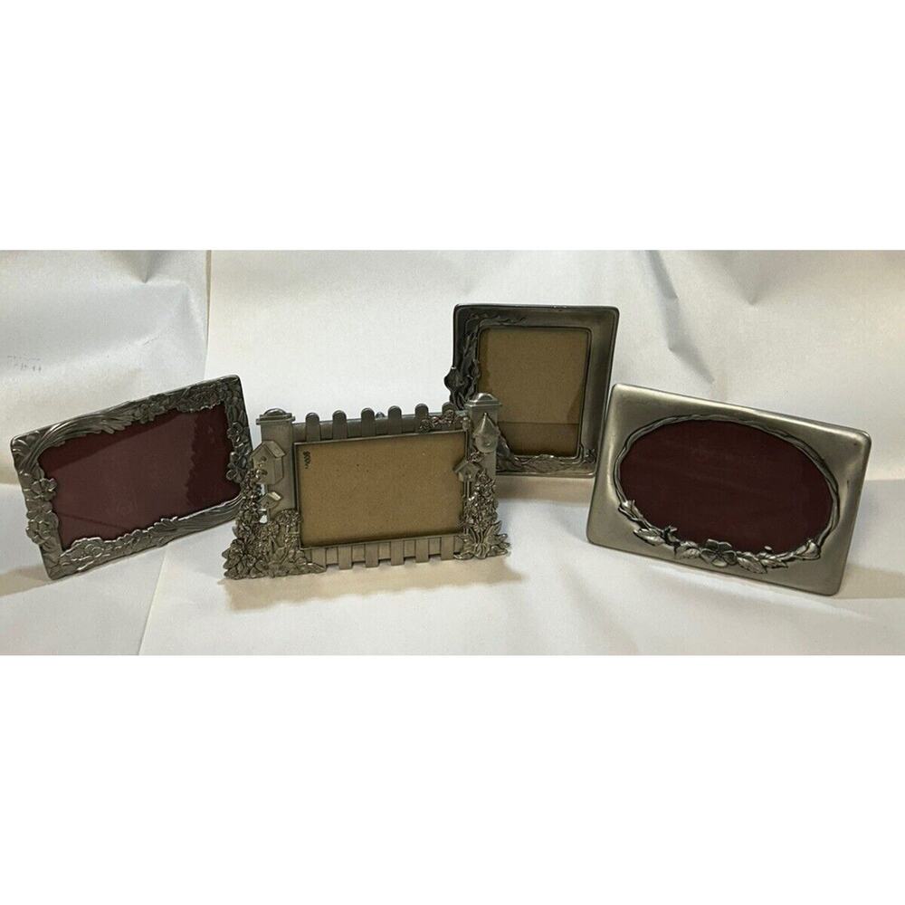 Lot Of 4 Vintage Seagull Pewter Frames
